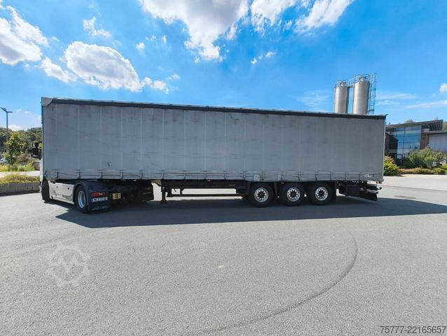 Open oplegger met zeil SCHMITZ CARGOBULL SCS 24-Coil-Hubdach- Edscha-Alu-Lift