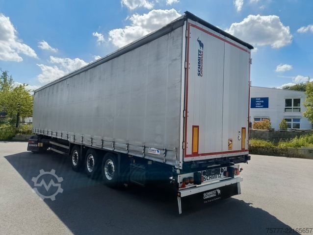 Open oplegger met zeil SCHMITZ CARGOBULL SCS 24-Coil-Hubdach- Edscha-Alu-Lift