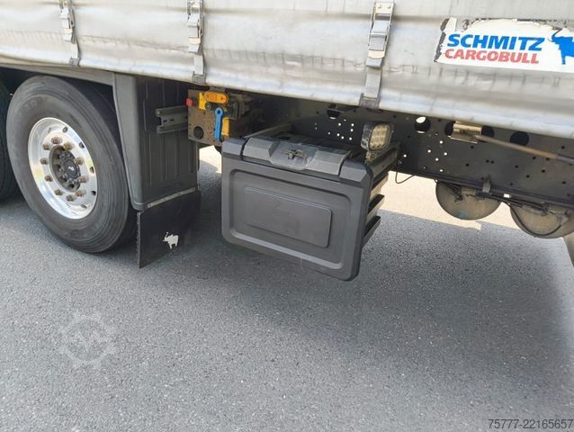 Open oplegger met zeil SCHMITZ CARGOBULL SCS 24-Coil-Hubdach- Edscha-Alu-Lift