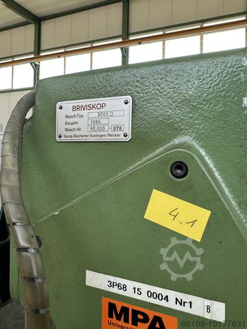 Półautomatyczna maszyna do badania twardości Reicherter BRIVISKOP 3000 D