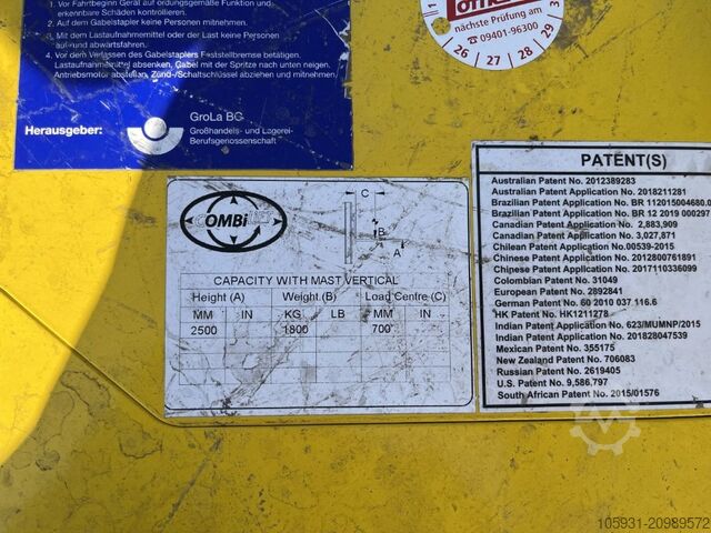 Fodgængerstabler Combilift CS