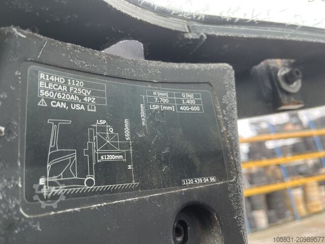 Reach truck Linde R14HD-01