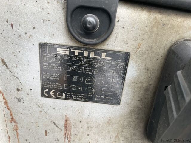 Elektrisk 4 -hjulet gaffeltruck Still RX60-35