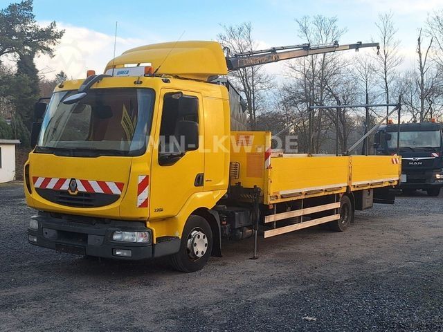Lastbilmonteret kranvogn RENAULT MIDLUM 220 DXI HIAB KRAN 9,1m TÜV 07/2026