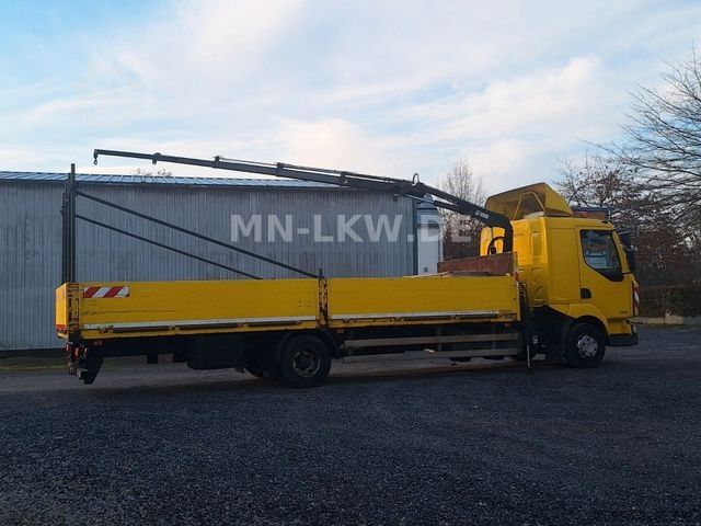 Lastbilmonteret kranvogn RENAULT MIDLUM 220 DXI HIAB KRAN 9,1m TÜV 07/2026