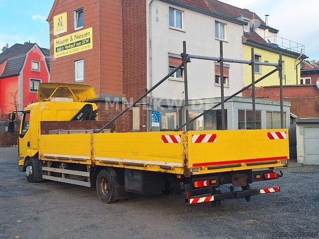 Lastbilmonteret kranvogn RENAULT MIDLUM 220 DXI HIAB KRAN 9,1m TÜV 07/2026