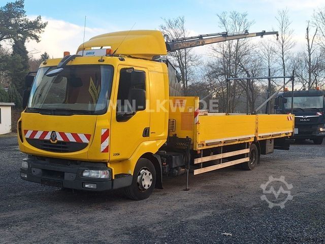 Pick-up varevogn RENAULT MIDLUM 220 DXI HIAB KRAN 9,1m TÜV 07/2026