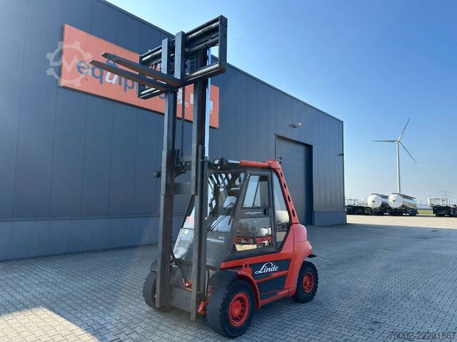 Heftruck Linde H60D-02 / fork positioner / 6.000kg / duplex / ...