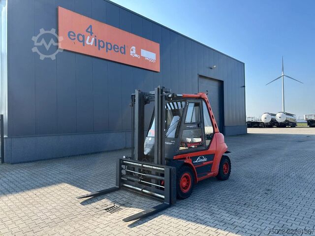 Heftruck Linde H60D-02 / fork positioner / 6.000kg / duplex / ...