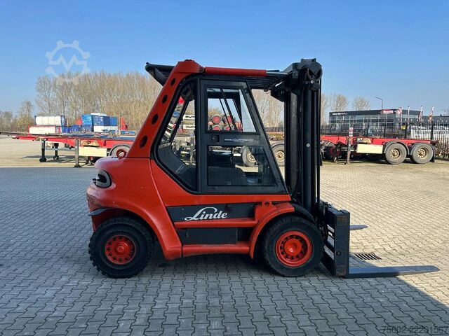 Heftruck Linde H60D-02 / fork positioner / 6.000kg / duplex / ...