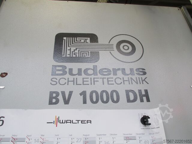 Mașină de rectificat verticală cu 2 cărucioare CNC BUDERUS BV1000DH