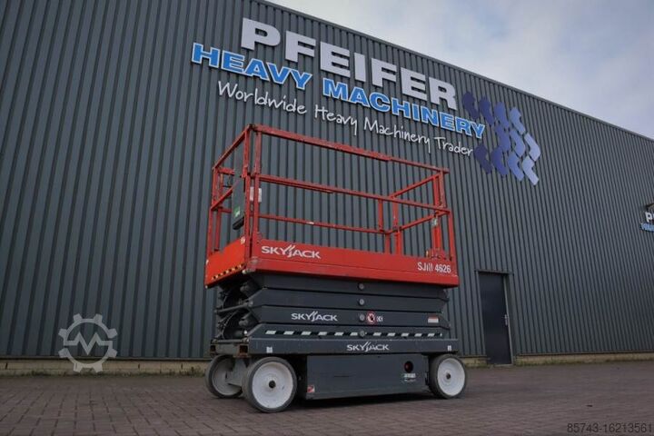 Scherenhebebühne SkyJack SJ4626 ELECTRIC, 10M WORKING HEIGHT, 454KG CAPACIT