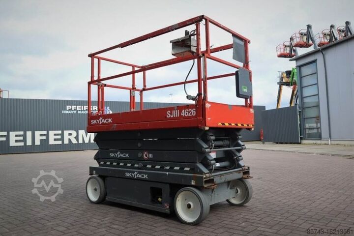 Scherenhebebühne SkyJack SJ4626 ELECTRIC, 10M WORKING HEIGHT, 454KG CAPACIT