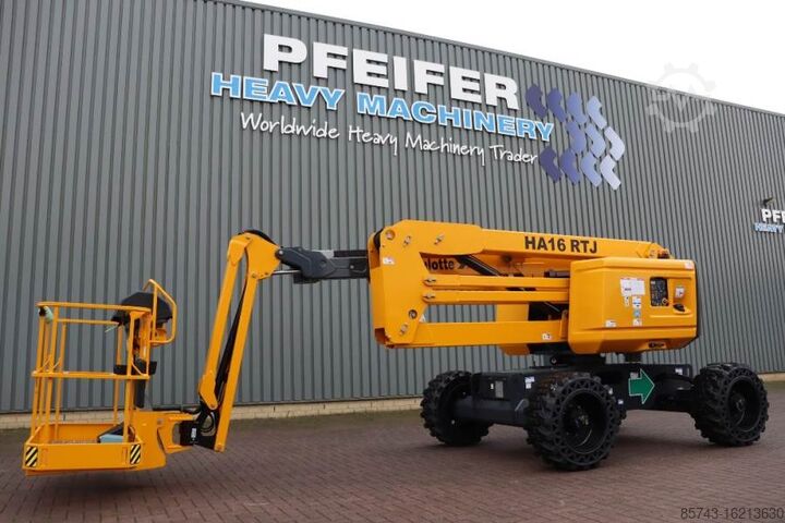 Articulated boom lift Haulotte HA16RTJ Valid Inspection, *Guarantee! Diesel, 4x4