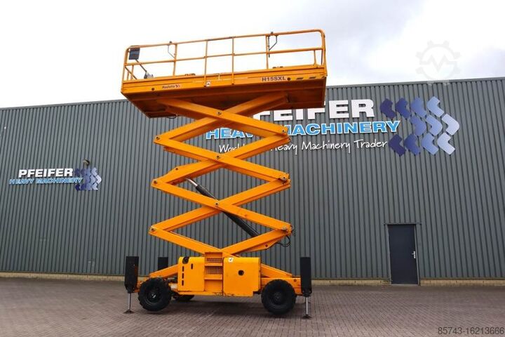 Scherenhebebühne Haulotte H15SXL Diesel, 4x4 Drive, 15m Working Height, 500k