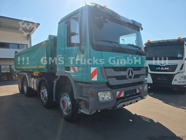 Driezijdige kipper MERCEDES-BENZ Actros 3544 / EPS / 8X4 / BORDMATIK