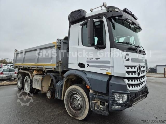 Driezijdige kipper MERCEDES-BENZ Arocs 3252 / 8X4 / BIG ENGINE / BORDMATIK