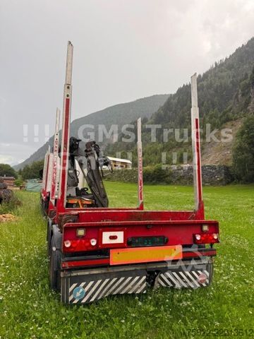 Houttransportwagen MAN TGS 33.500 / 6X6 ALLRAD / Manual+ Retarder