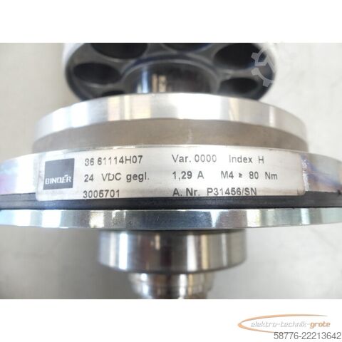 řídicí jednotka Siemens Rotor für 1FT6105-1AC71 mit Binder 36 61114H07 Bremse SN P31456/SN