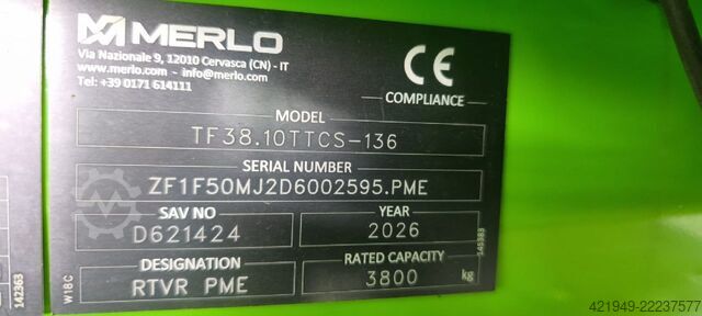 Verreiker star Merlo TF 38.10 TT CS-136