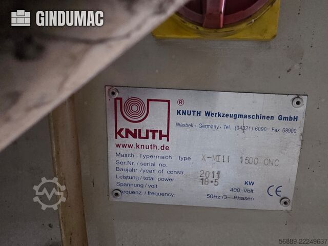 KNUTH X-MILL 1500 CNC KNUTH X-MILL 1500 CNC