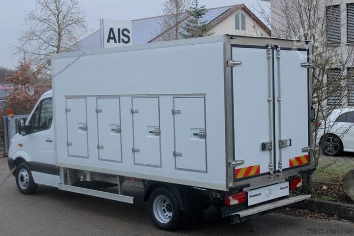 Hűtőfelépítményes furgon MERCEDES-BENZ Sprinter 516 CDI Carrier 4+4+2 Türen Euro 5