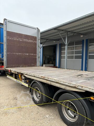 πλατφόρμα εναλλασσόμενης καρότσας Krone Jumbo Plattform 7,82 mit Lochleiste