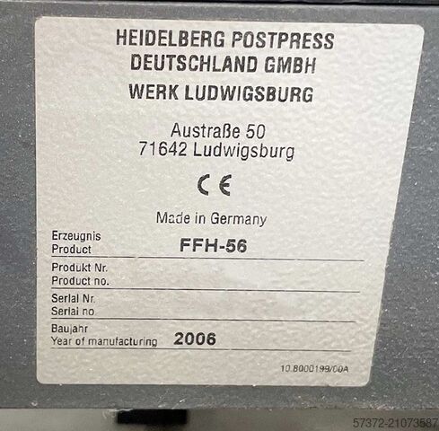 Falzmaschine Heidelberg TH-56/TH-66