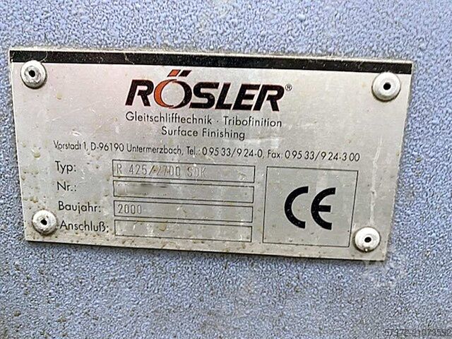 Vibrerende afwerkingsmachine Rösler R 425/2700 SDK