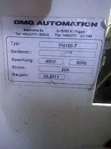 Automatiseringssysteem voor rondmagazijn DMG Automation PH150-7