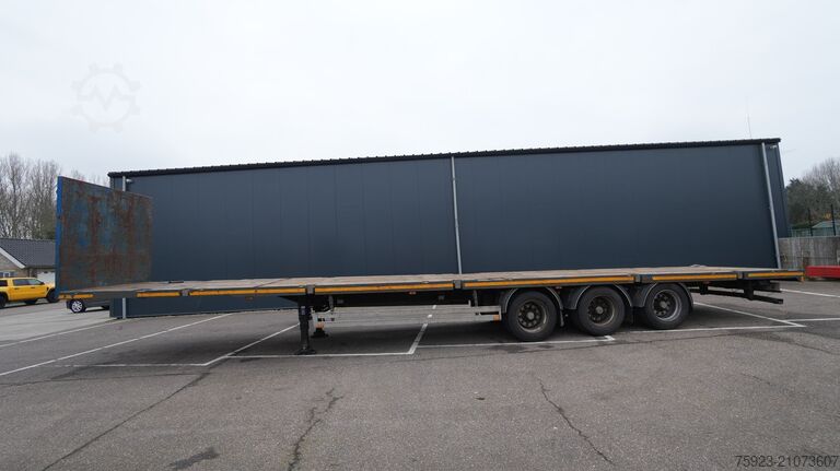 Platform aanhanger Pacton 3 AXLE FLATBED MEGA TRAILER WITH TWISTLOCKS