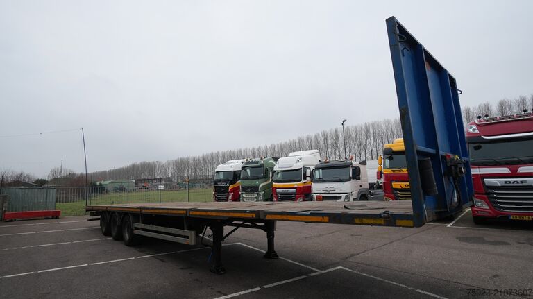Platform aanhanger Pacton 3 AXLE FLATBED MEGA TRAILER WITH TWISTLOCKS