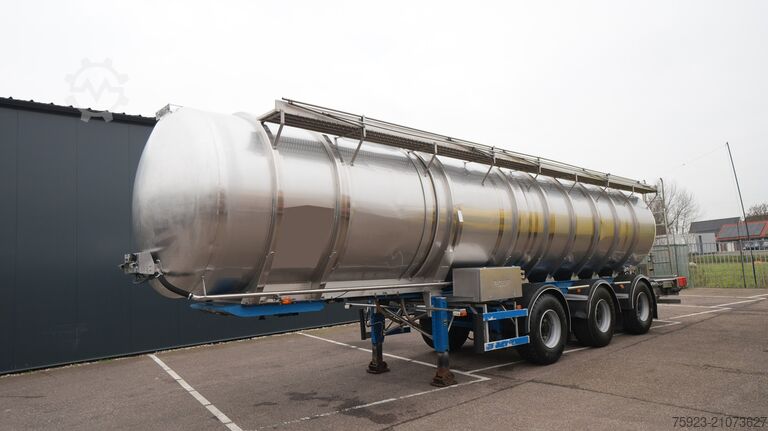 Voedseltanker Burg 3 AXLE FOOD TANK TRAILER 36.400LTR
