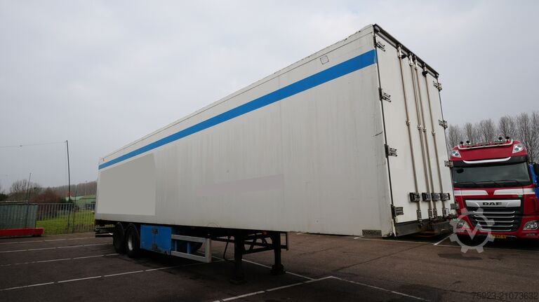 Platform aanhanger LAG 2 AXLE CLOSED BOX WITH FRONT AND BACK DOORS