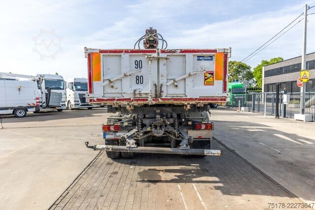 Kipper mit Kran MERCEDES ACROCS 3243 BB+BIBENNE+ BAE HYDR+FASSI 16T/m+2EXT