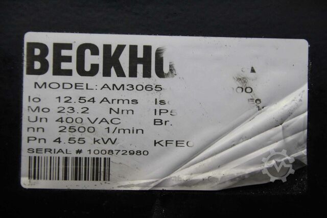 Servomotor 4,55 kW 2500 omw/min BJM Beckhoff AM3065-