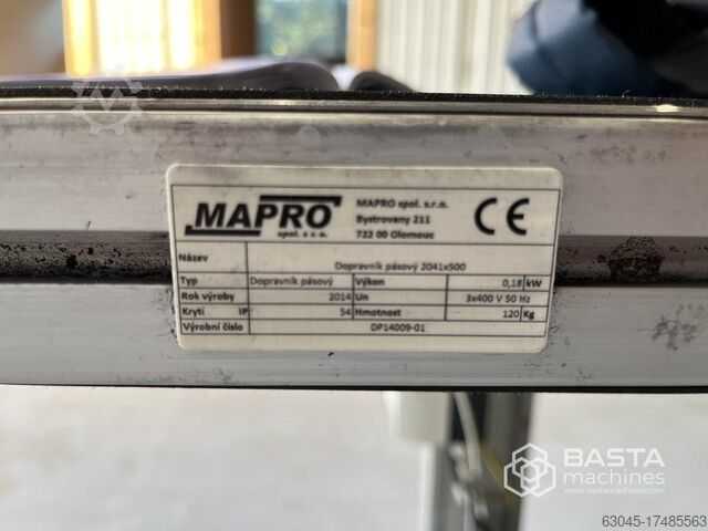 2014 MAPRO cinta transportadora 2041x500 MAPRO Dopravníkový pás 2041x500
