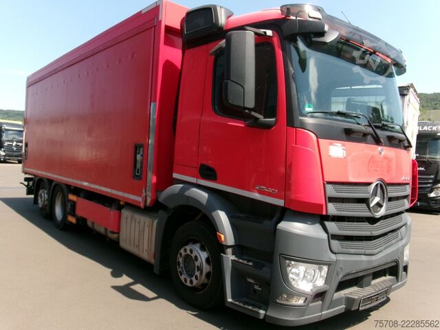 Içecek kamyonu MERCEDES-BENZ 2540 Antos*6,9 m Schiebeplane*NLA*LBW*Kamera*TOP