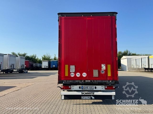 Åben sættevogn med presenning Schmitz Cargobull Curtainsider Mega