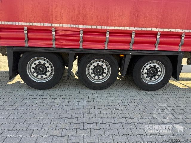 Åben sættevogn med presenning Schmitz Cargobull Curtainsider Mega