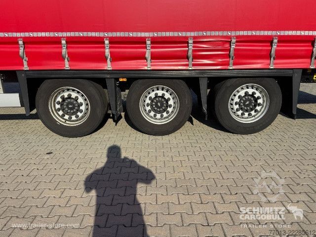 Åben sættevogn med presenning Schmitz Cargobull Curtainsider Mega