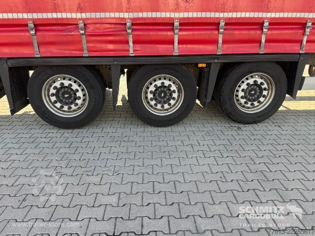 Åben sættevogn med presenning Schmitz Cargobull Curtainsider Mega