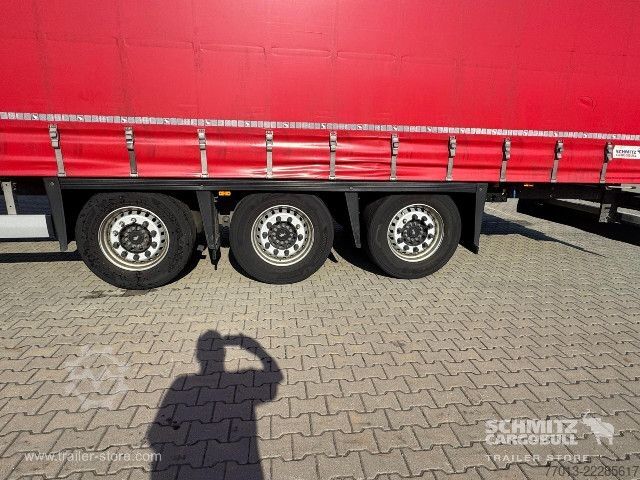 Åben sættevogn med presenning Schmitz Cargobull Curtainsider Mega