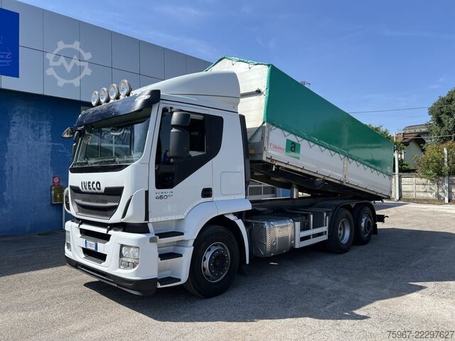 Třístranný sklápěč Iveco Stralis 460