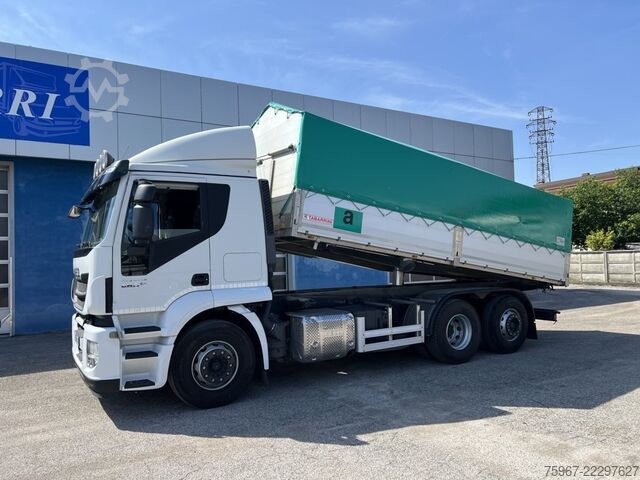 Třístranný sklápěč Iveco Stralis 460
