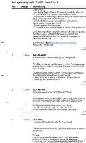 Trilafwerkingsmachine - Trogvibrator Eurotec TV25-M ACD5