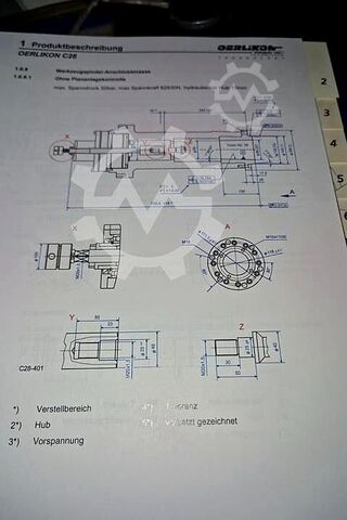 Konusni brzina glodalica Oerlikon C28