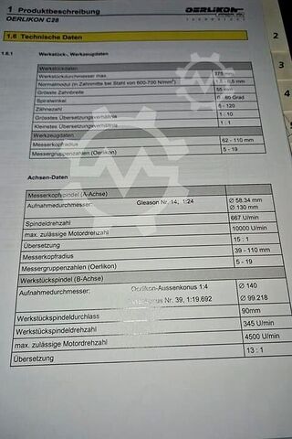 Konusni brzina glodalica Oerlikon C28