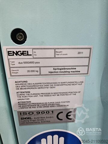 Engel duo 5550/650 pico (2011) VIPER 40 linear robot Engel duo 5550/650 pico