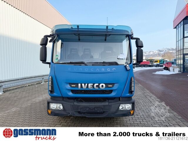 Haakarm vrachtwagen Iveco Eurocargo ML100E21, Unilift Cityabroller 6 to, bis